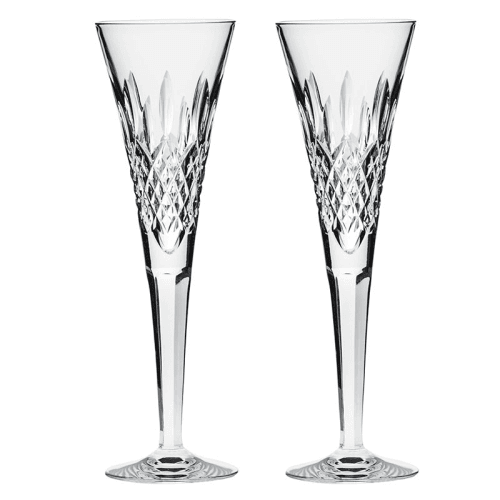 Image showing the Mayfair Set of 2 Champagne Flutes, 170ml, Clear product.