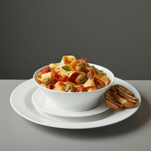 Image showing the James Martin Everyday 12 Piece Boxed Dinnerware Set, White product.