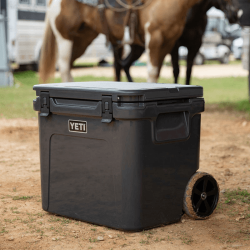 Image showing the Roadie 60 Wheeled Cooler, H52cm, Charcoal product.