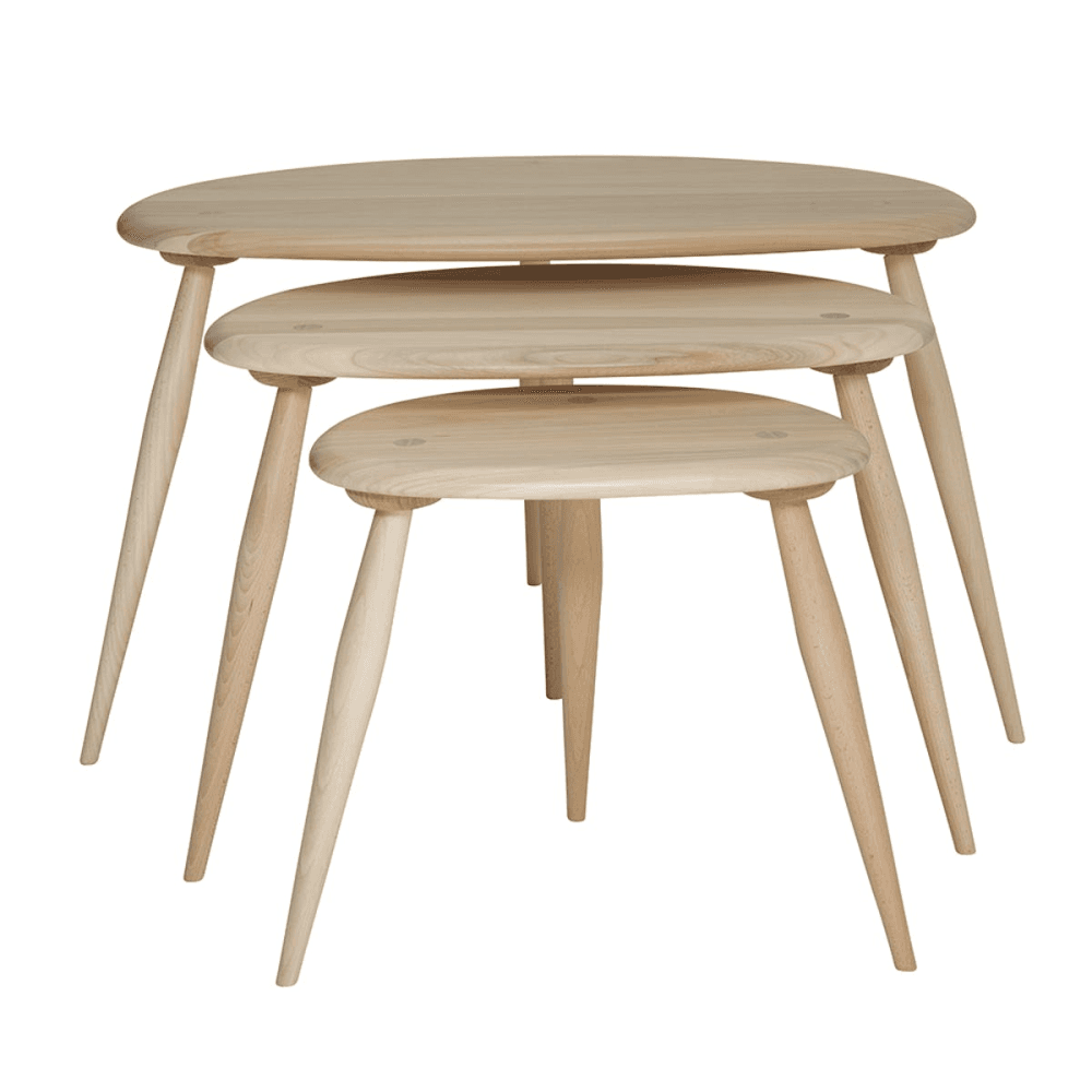 Originals Nest of tables, H40 x W65 x D51cm, Natural