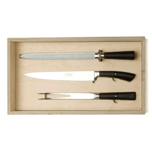 Image showing the Carving set, black product.