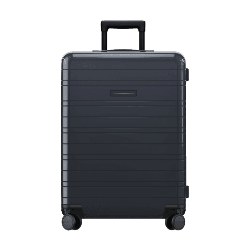 Image showing the H6 Essential Suitcase, H64 x W24 x L46cm, Glossy Night Blue product.