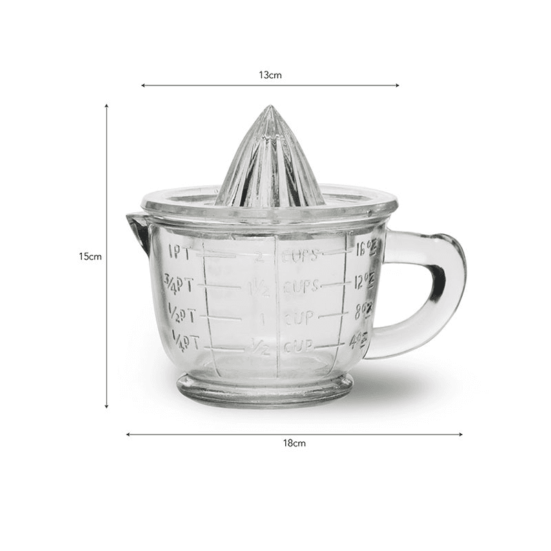 Glass juicer and jug, 600ml