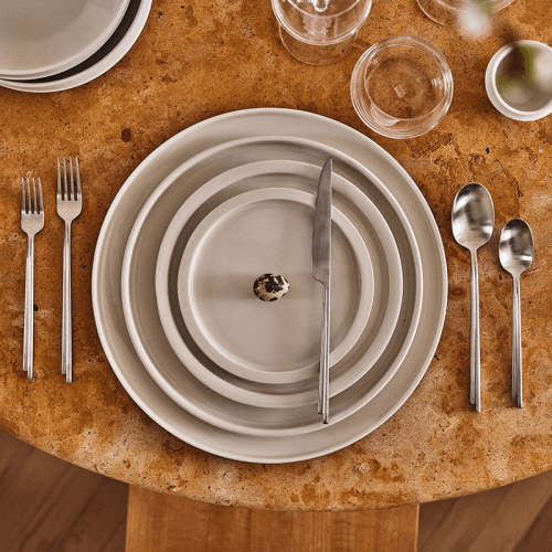 Image showing the Dune Dinner Plate, D28cm, Alabaster product.