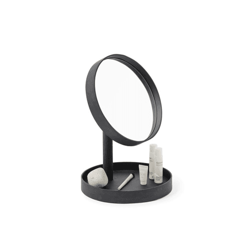Image showing the Look Magnify Mirror, H37 x D25cm, Black product.