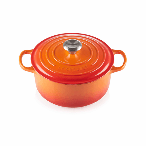 Image showing the Signature Cast Iron Round casserole, 30cm - 8.1 litre, Volcanic product.