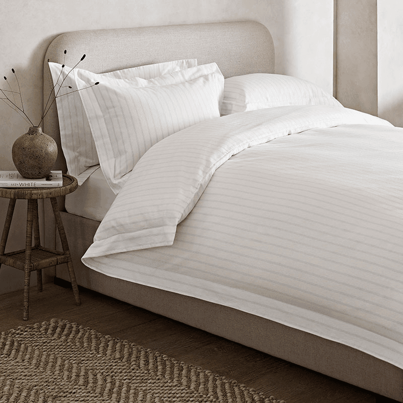 Harley Super King Duvet Cover, Blue Stripe