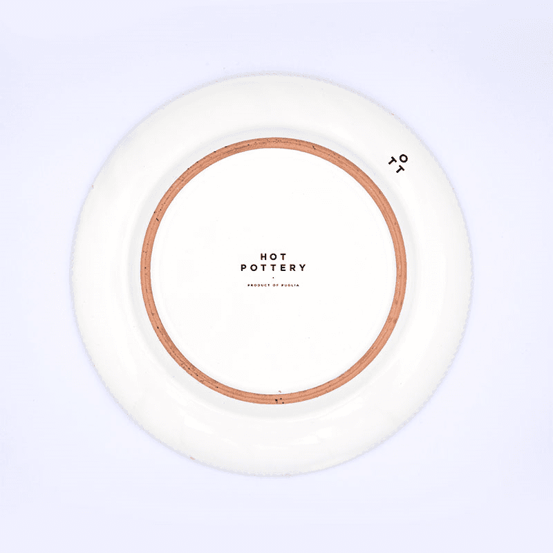 Splatter Side Plate, D21cm, Pistachio