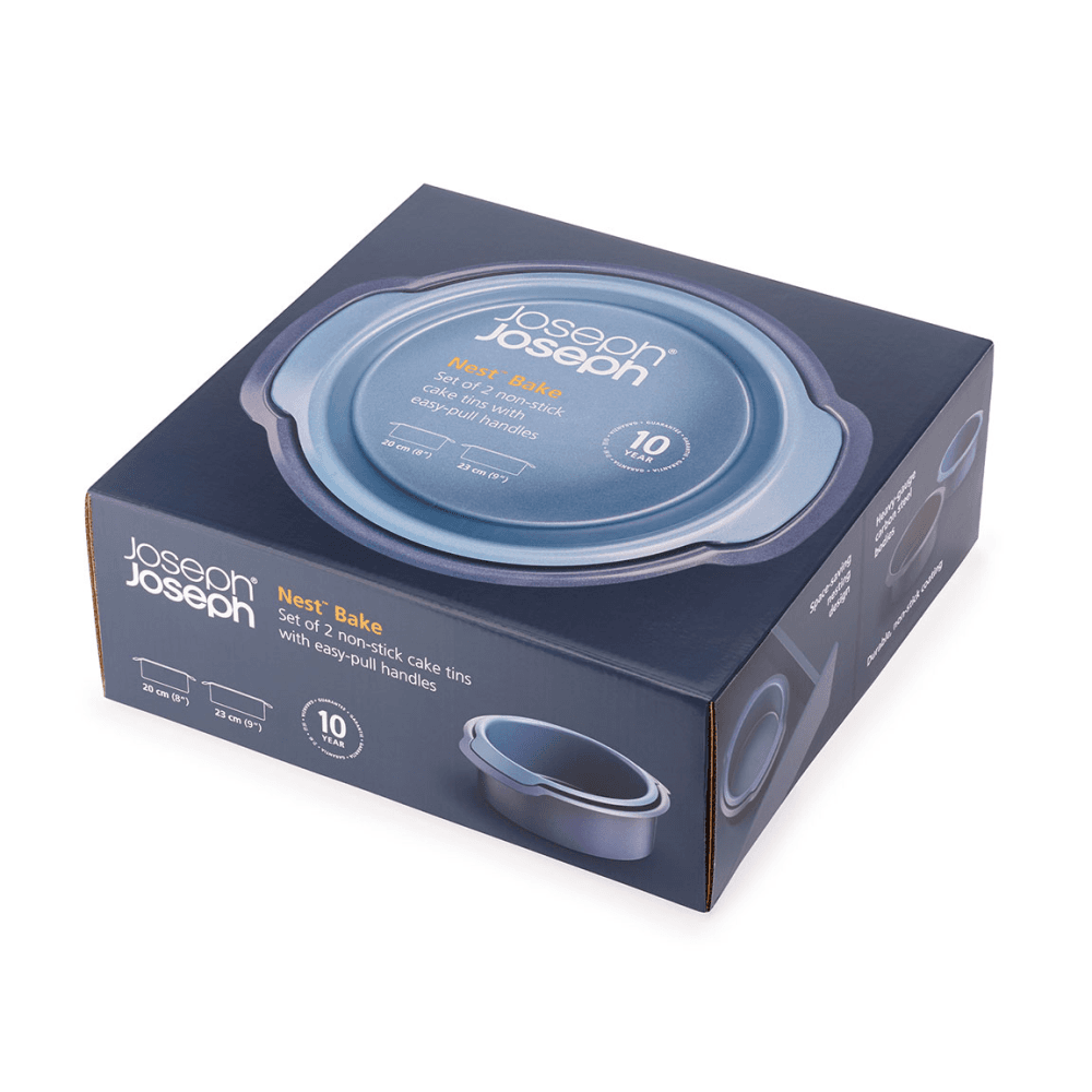 Nest Set of 2 Cake Tins, Blue