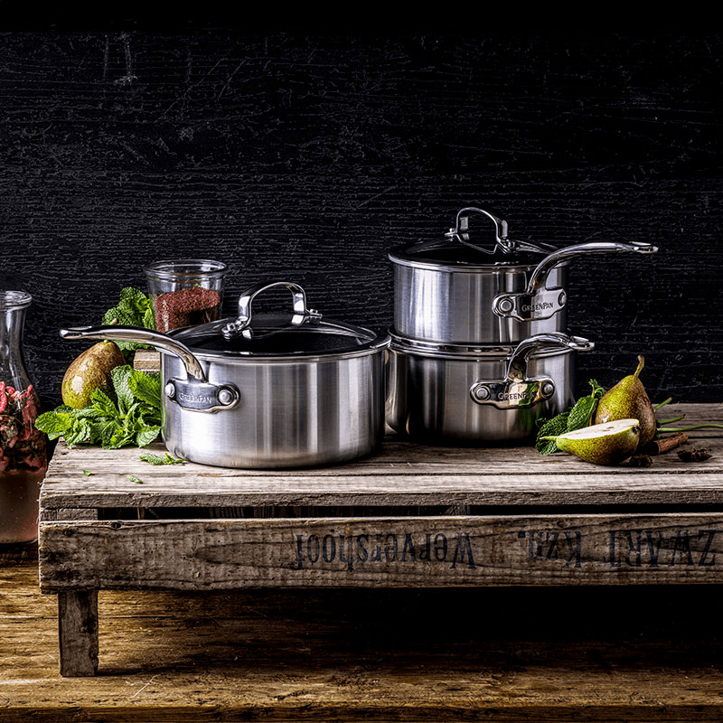 Premiere Non-Stick Saucepan, 1.5L, Stainless Steel
