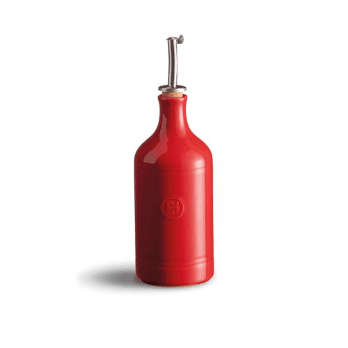 Image showing the Ceramic Oil Cruet, 400ml, Burgundy product.