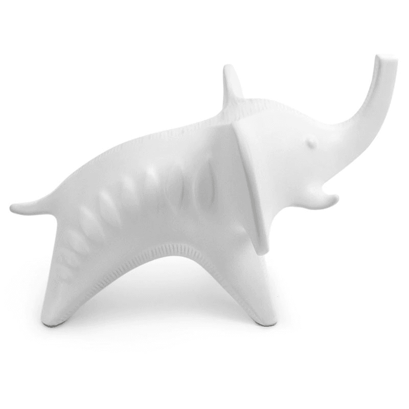Elephant Menagerie, 34cm, White