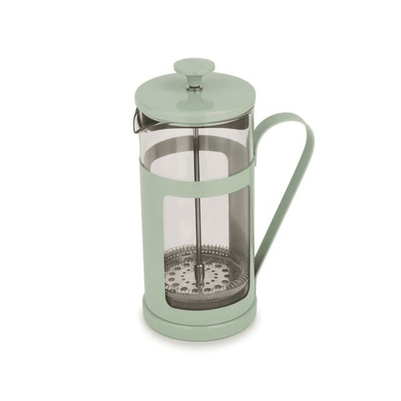 Monaco Stainless Steel Cafetière, 8 Cup, Mint