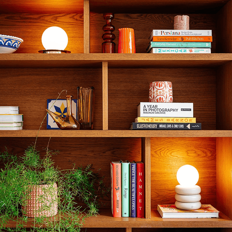 Tube Cordless Table Lamp, H20cm, Sand