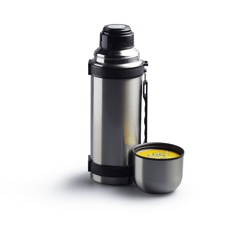 Thermos flask, 1 litre, Silver
