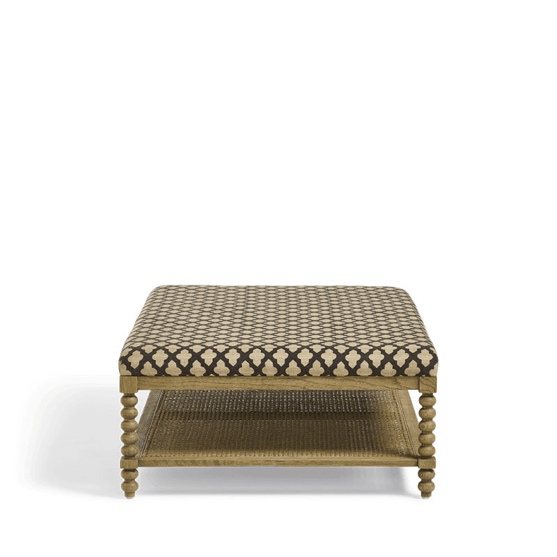 Gwendolen Coffee Table, H42cm x W140cm x D89cm, Serigraph Black / Natural