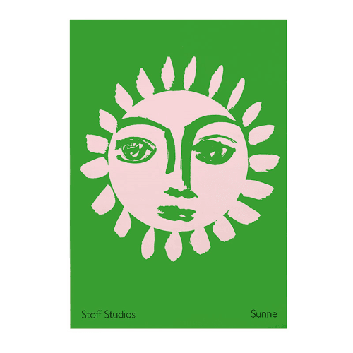 Image showing the Sunne Print, 60 x 42cm, Grass product.
