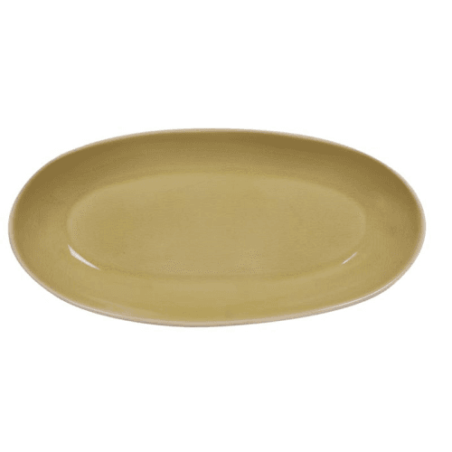 Image showing the Maguelone Long Platter, 38 x 18 cm, Sunflower Yellow product.