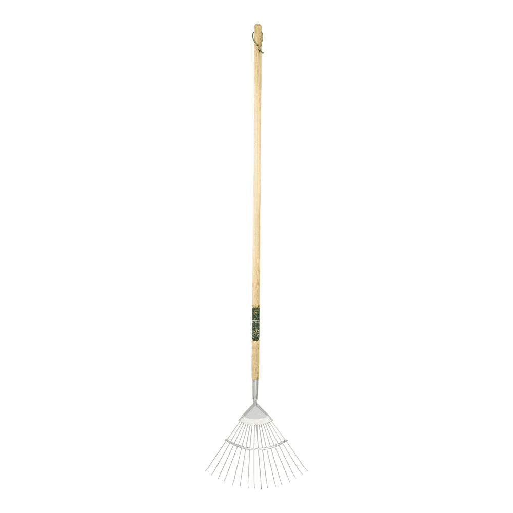 Flexo rake, H173 x W42cm, Green/Silver