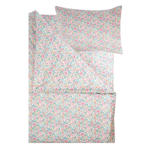 Image showing the Betsy Candy Floss Duvet Set, Super King, Pink product.