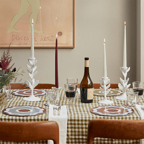 Image showing the Rhubarb Ripple Set of 6 Placemats, D29cm, Multi product.