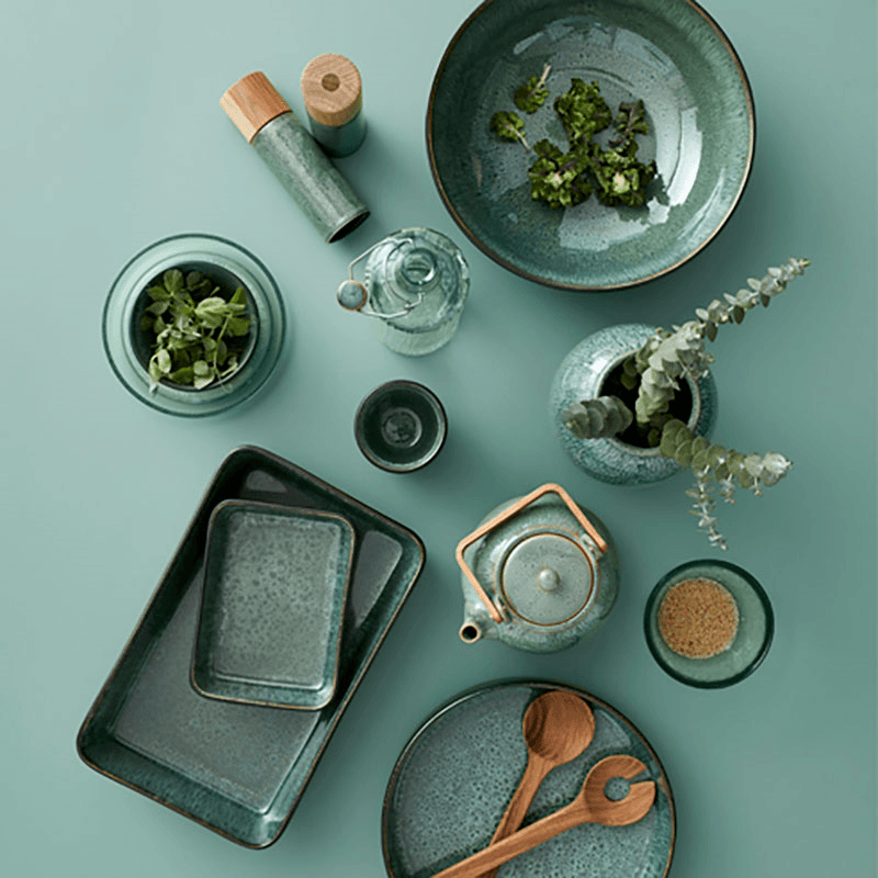 Gastro Salt and Pepper Mill, H17cm, Green