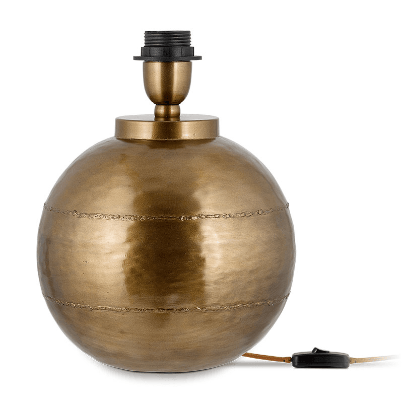 Rasan Table Lamp, H25.5cm, Antique Brass