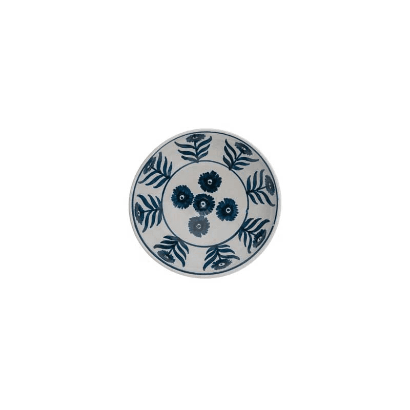 Summer Flower Pudding bowl, 17cm, Blue