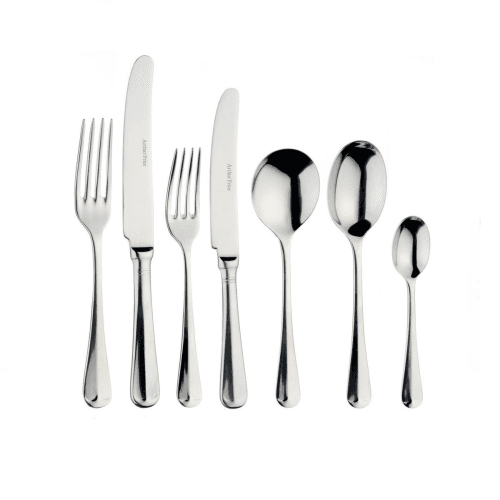 Image showing the Rattail 7 piece place setting, Stainless Steel product.