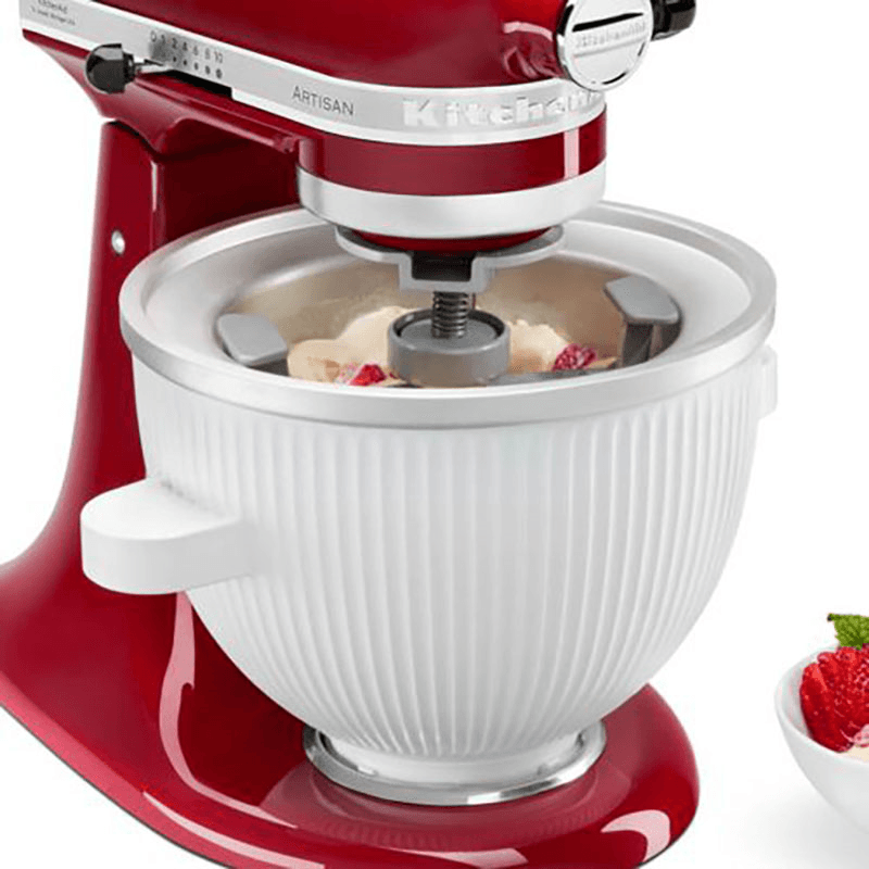 Ice Cream Maker Attachment, White