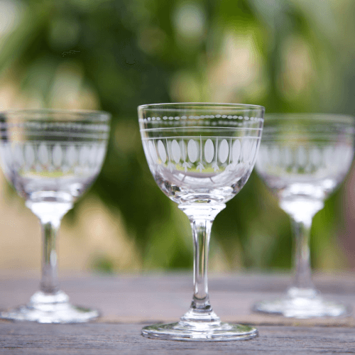Image showing the Ovals Set of 6 liqueur glasses, 80ml, Crystal product.