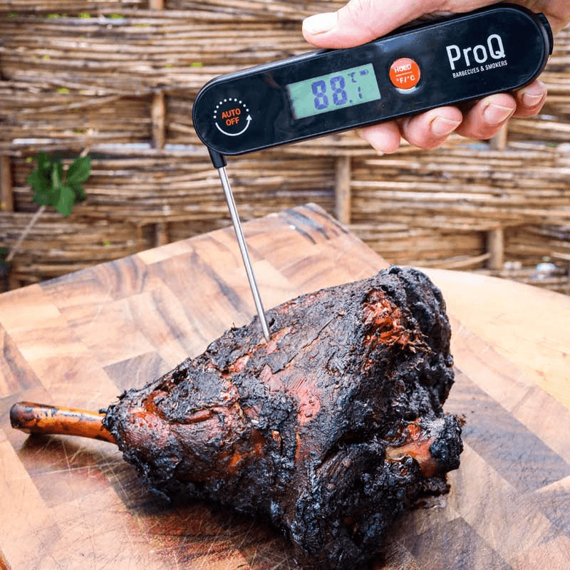 Rechargeable digital instant read thermometer, Black
