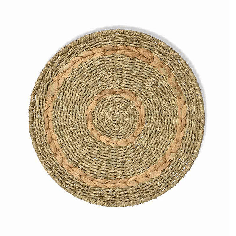 Bayford Set of 4 Woven Placemats, D35cm, Natural