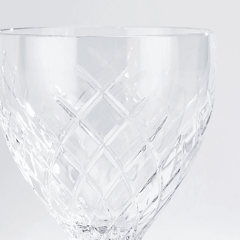 Barwell Cut Crystal Red Wine Glass, Set of 4