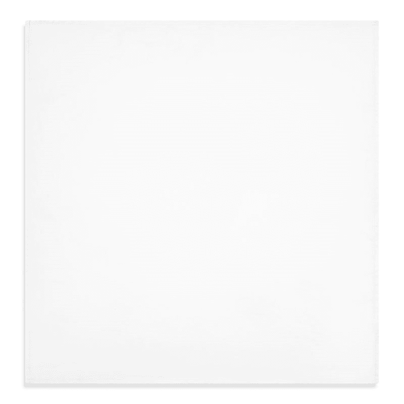 Plain Linen Napkin, 50 x 50cm, White