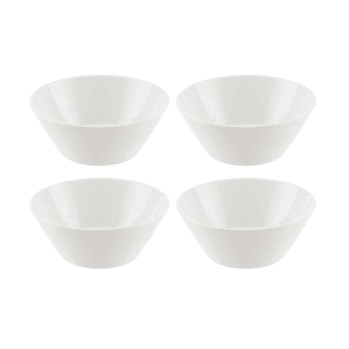 Image showing the Pure Cereal Bowls Set of 4, D16cm, White product.