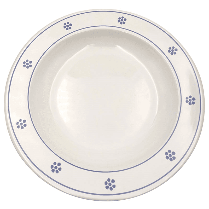 Stella Bianca Pasta Plate, D23cm, White
