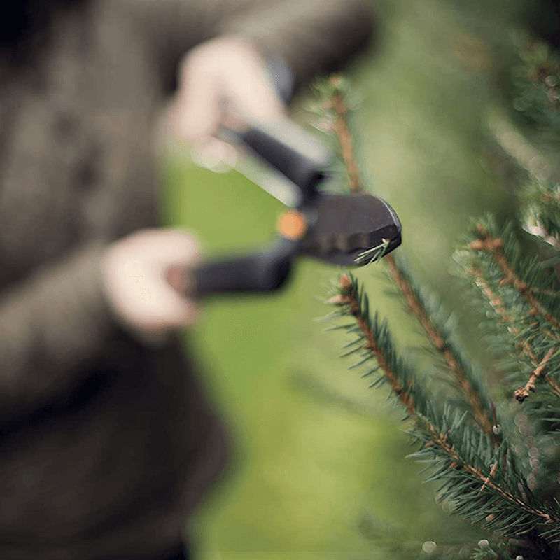 SingleStep Hedge Shear Wavy Blade HS22, Black/Orange