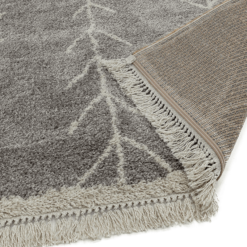 Rocco berber style rug, 160 x 230cm, Grey & Cream