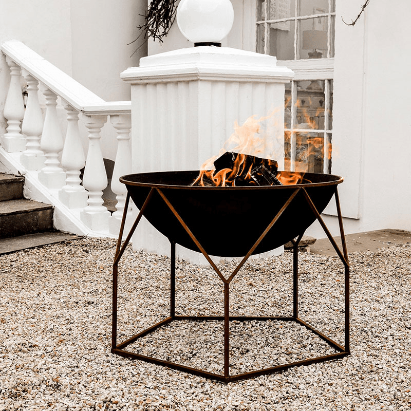 Buckingham Outdoor firebowl, W70cm, Rust