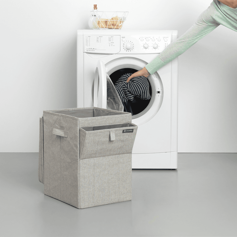 Stackable laundry box, 35 litre, Grey