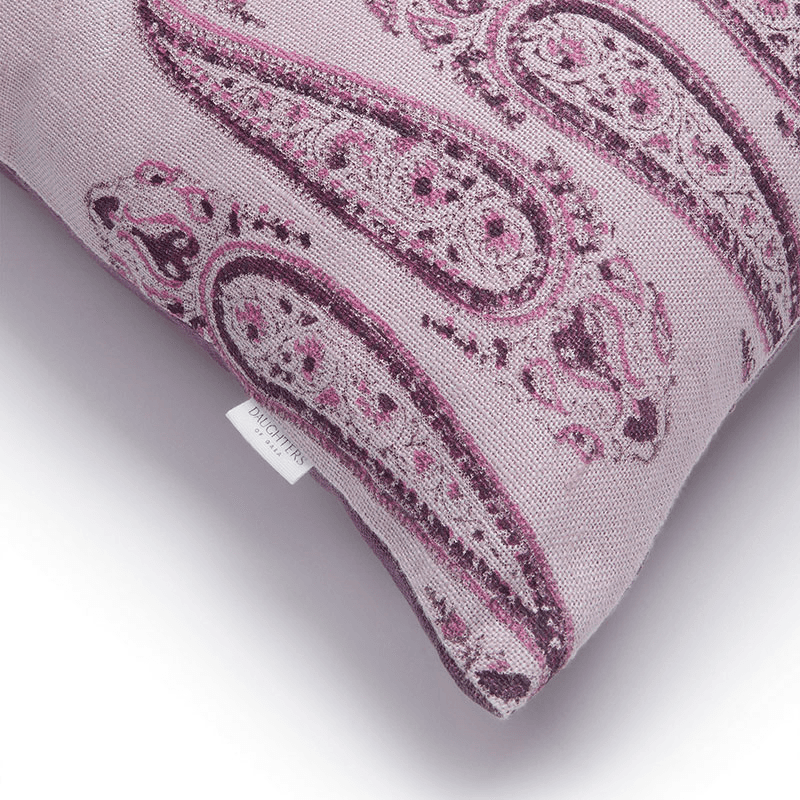 Isha Linen Cushion, 50cm x 50cm, Purple
