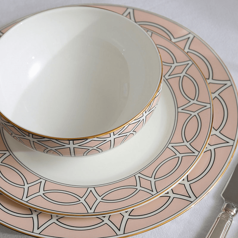 Loop Breakfast Bowl, D15cm, Blush