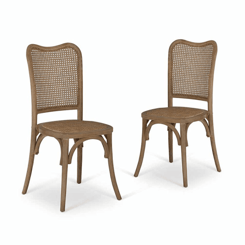 Image showing the Fairlight Set of 2 Dining Chairs, Rattan product.