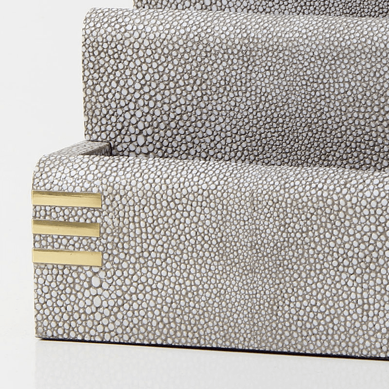 Christie Letter Rack, 26 x 10 x 15cm, Barley Shagreen