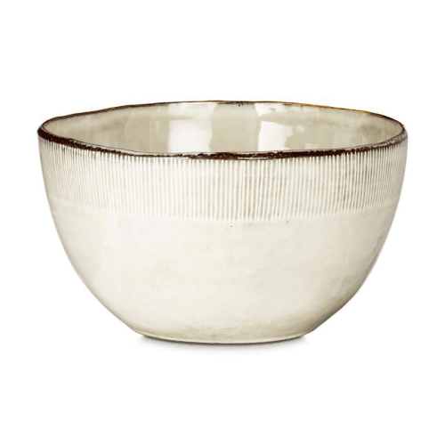Image showing the Malia Serving Bowl, D24cm, Cream product.