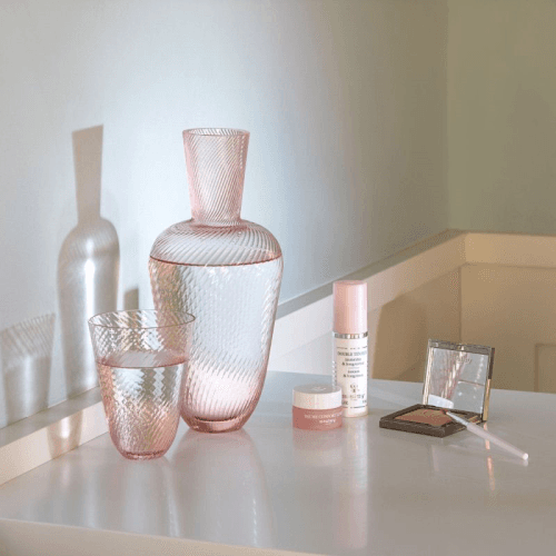 Image showing the Linea Set of 2 Tumblers, 250ml, Rosaline product.