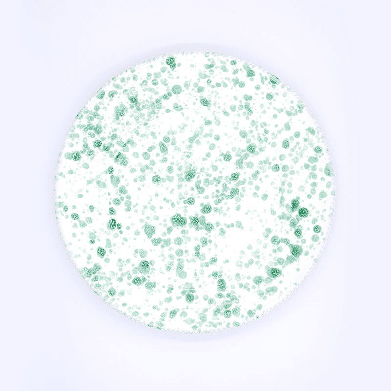 Splatter Side Plate, D21cm, Pistachio