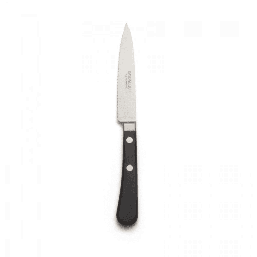 Image showing the Provencal Serrated pairing knife, 10cm, Black product.