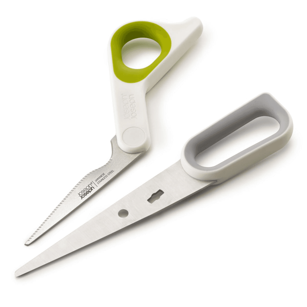 PowerGrip Kitchen scissors, White/Green